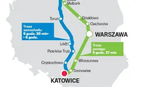 Ile jedzie pendolino z Katowic do Warszawy? Czas podróży i wskazówki
