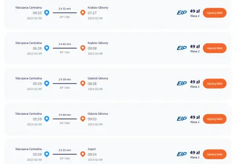 Kiedy kupić tanie bilety Pendolino, aby zaoszczędzić najwięcej?