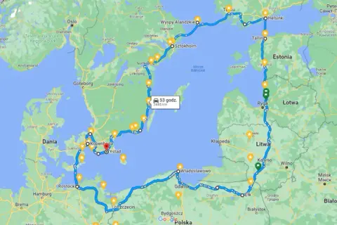 Ile km przez Bałtyk do Szwecji? Zaskakujące odległości i trasy