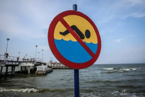 Gdzie sinice w Bałtyku? Sprawdź niebezpieczne miejsca do kąpieli
