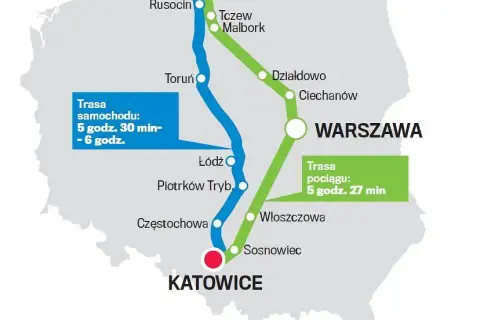 Ile jedzie pendolino z Katowic do Warszawy? Czas podróży i wskazówki
