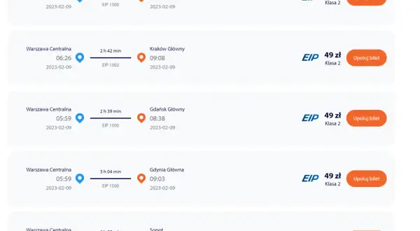 Kiedy kupić tanie bilety Pendolino, aby zaoszczędzić najwięcej?