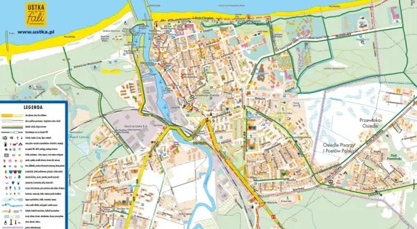Gdzie leży Ustka mapa – odkryj jej lokalizację i atrakcje turystyczne