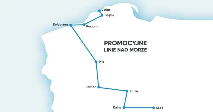 Zdjęcie Jak dojechać z Łodzi do Ustki - Porównanie opcji podróży i czasów